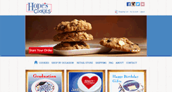 Desktop Screenshot of hopescookies.com